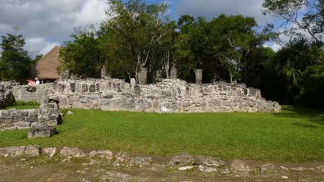 Las-Columnas-De-San-Gervasio,-Sitio-Arqueológico-Maya,-Cozumel,-México