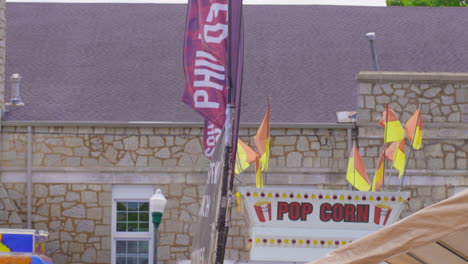Feather-Banners-And-Festive-Flags-At-The-Dogwood-Festival-In-Arkansas