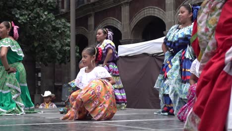Women-and-girls-dancing-to-Mexican-folk-dance