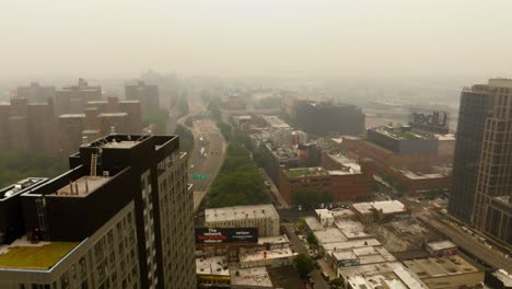 Smog-Bedeckt-Mott-Haven,-Bronx