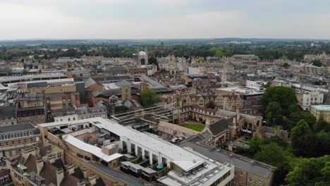 Drone-shot-showing-Cambridge-city-centre
