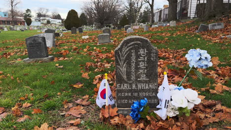 Gravestone-of-South-Korean-patriot-Earl-K