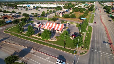 This-is-an-editorial-Aerial-footage-of-Whataburger-in-Hickory-Creek-Texas