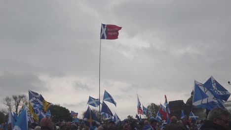 Slow-motion-of-a-Scottish-Republic-flag
