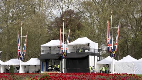 4-May-2023---News-Broadcast-tents-outside-Buckingham-Palace-for-King-Charles-Coronation-ceremony