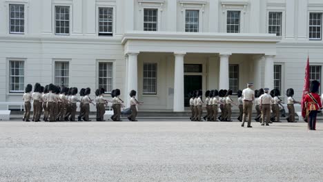 4-May-2023---Officers-At-Wellington-Barracks-Practising-Marching-Formation-For-Kings-Coronation-Ceremony