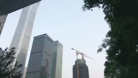 Städtisches-Architektonisches-Wunderwerk-CCTV-Hauptquartier-Im-Zentralen-Geschäftsviertel-Von-Peking