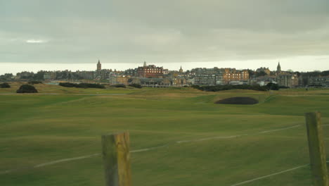 Campo-De-Golf-Premium-St-Andrews-Links-En-Fife,-Escocia,-Plano-General