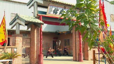 Entrance-to-an-old-taiwainese-martial-arts-gymnaisum-in-Taipei