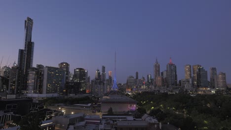 Melbourne-City-day-to-night-time-lapse-on-last-day-of-year