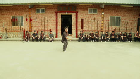 Taiwanese-Martial-Arts-School-Solo-Kungfu-Staff-Performance