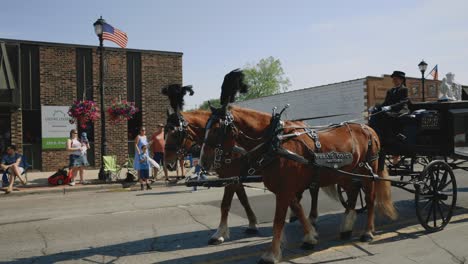 Pferdekutschenparade-Zum-Vierten-Juli