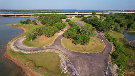 Editorial-Aerial-footage-of-Copperas-Branch-Park-on-Lake-Lewisville