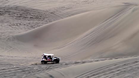 Dune-Buggy-Racing-Across-Desert-In-Peru