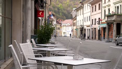 Das-Zentrum-Der-Altstadt-Von-Trzic,-Slowenien