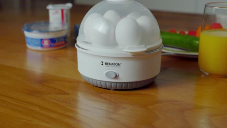 Eggs-boiling-in-electric-egg-cooker