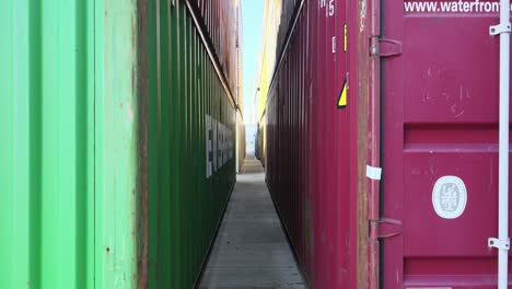 POV-of-huge-sturdy-metallic-cargo-containers-arranged-as-per-bay-plan