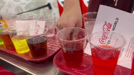 Coca-Cola-Tasting-Trays-With-16-International-Flavors