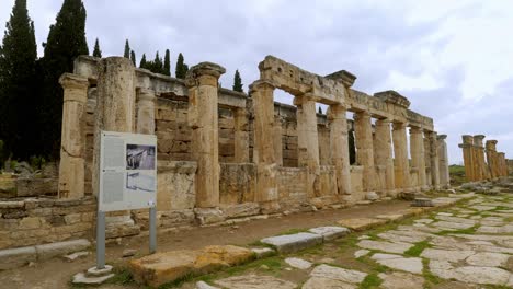 Ancient-stone-ruins-of-public-toilets-Frontinus-street-hierapolis-Pamukkale