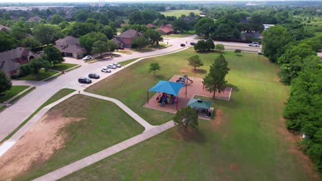 Editorial-aerial-footage-od-Dixon-Park-in-Flower-Mound-Texas