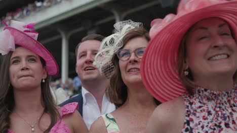 Woman-Cheering-During-The-Kentucky-Derby