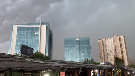 IT-Hub-buildings-in-India-with-black-clouds-in-the-background