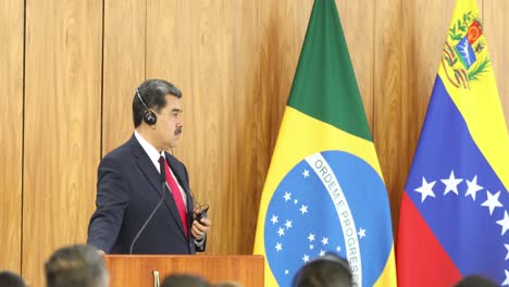 Der-Venezolanische-Präsident-Besucht-Brasilien-Nach-Der-Wiederwahl-Von-Präsident-Lula-In-Brasilien