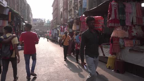 Stock-footage-of-Kolkata-street-and-market