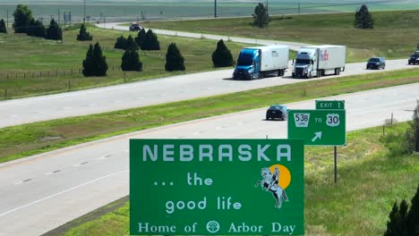 Welcome-to-Nebraska-state-road-sign