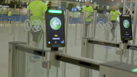 Thermal-measuring-cameras-at-airport-to-measure-temperature-of-passengers-during-coronavirus-pandemic