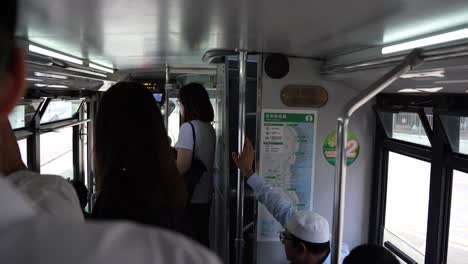 Inside-of-the-tram-in-Hong-Kong
