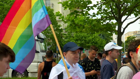Equality-march-in-the-center-of-Warsaw