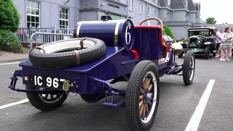 Vintage-racing-car-at-the-start-of-the-Gordon-Bennett-motor-rally-Borris-Carlow-Ireland