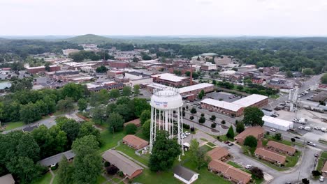 aerial-push-over-water-tower-in-asheboro-nc