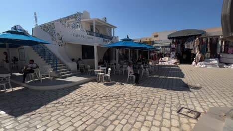 Traditioneller-Markt-Von-Houmt-Souk-Basar-Der-Insel-Djerba-In-Tunesien