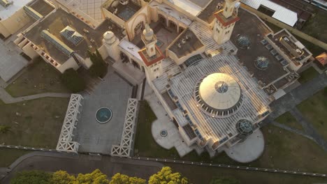 King-Fahd-Islamisches-Kulturzentrum-In-Der-Stadt-Buenos-Aires,-Luftaufnahme