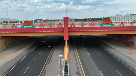 Las-Cruces-signs-on-overpass-bridge