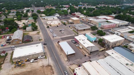 Luftaufnahmen-Von-Lampasas,-Texas,-Aufgenommen-In-Der-Nähe-Der-Vierten-Straße-Und-Der-Vierten-Straße