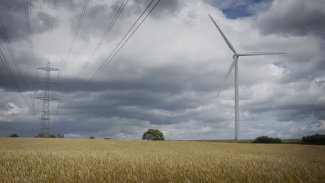 A-large-wind-turbine-on-a-breezy-day-with-dark-clouds-behind