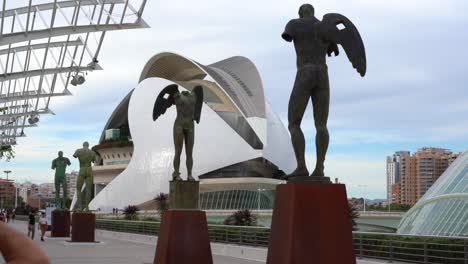 City-of-arts-and-sciences-designed-by-Santiago-Calatrava-architect-tourist-landmarks