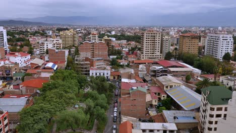 Cochabamba-Bolivia-on-bright,-clear-day