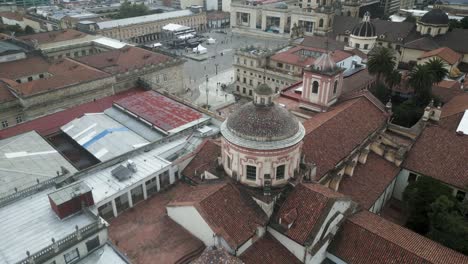 Luftaufnahme-Der-Kathedrale-Von-Bogota-Im-Historischen-Stadtzentrum-Der-Hauptstadt-Kolumbiens