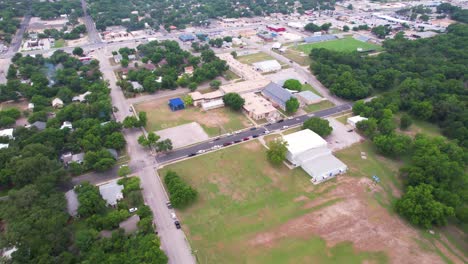 Aerial-footage-of-the-Lampasas-ISD-Alternative-Education-building-located-at-207-E-Avenue-A,-Lampasas,-TX-76550