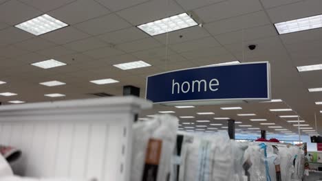 Home-Sign-hanging-in-the-shopping-store