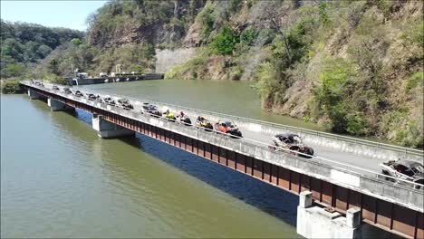 Polaris,-SIDE-BY-SIDE,-CAN-AM,-SXS,-Rally-race,-SIDE-BY-SIDE-over-bridge,-drone,-ATV,-UTV-Off-Road-Extreme-Racing,-costa-rica