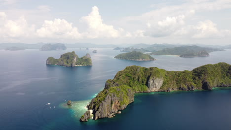 Atemberaubende-Luftaufnahme-Des-Palawan-Archipels
