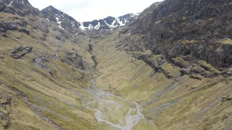 Aerial-view-of-the-lost-Valley,-also-known-as-Coire-Gabhail