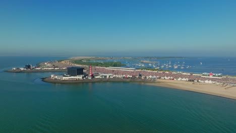 Aerial-view-of-the-main-stage-at-the-Dutch-Concert-at-Sea-festival-at-the-Brouwersdam