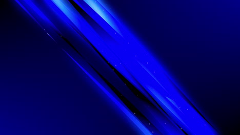 Leuchtend-Blaue-Hintergrundanimation-Mit-Geschwungenen-Formen,-Die-Sich-Umeinander-Drehen