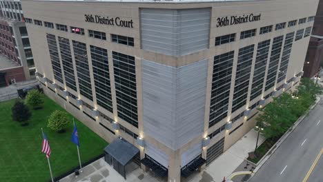 Tribunal-De-Distrito-36-En-El-Centro-De-Detroit,-Michigan